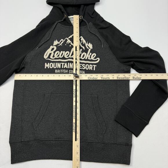 Campus Crew Revelstoke Mountain Resort Hoodie Mens Small Pullover Canada - Picture 6 of 10